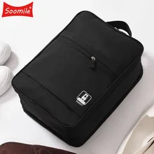 Soomile портативная многофункциональная нейлоновая сумка для обуви, органайзер для путешествий для мужчин и женщин, сумки для ручной клади, одноцветная сумка для обуви, новинка