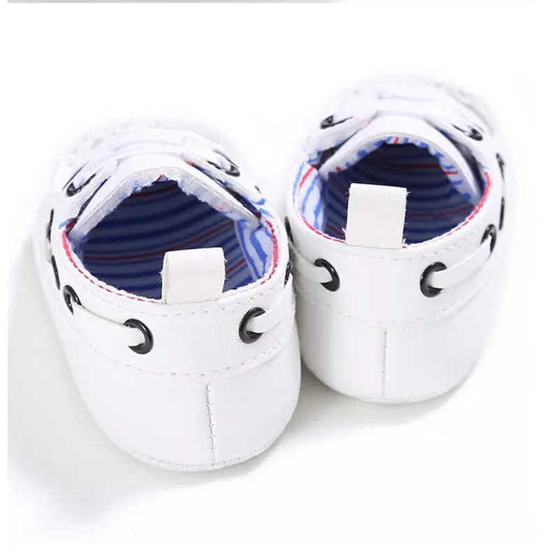PUDCOCO новорожденных Для маленьких мальчиков и девочек кожа мягкие детские туфли подошва кроссовки Prewalkers повседневное пластины обувь