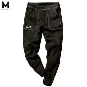 

2018 New Small Feet Nine Pants Fashion Trend Camouflage Casual Self-cultivation Men Pants Large Size Cotton Mid-waist Pants Mens