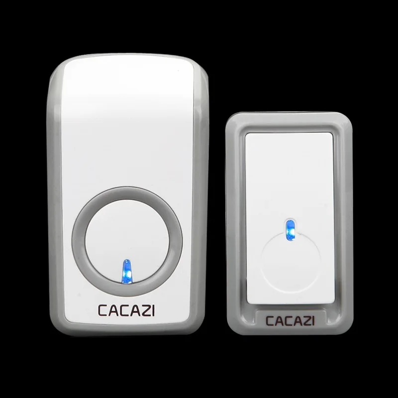 

AC110-220V plug-in digital wireless doorbell 350M remote control 48 pcs music waterproof button ring bell