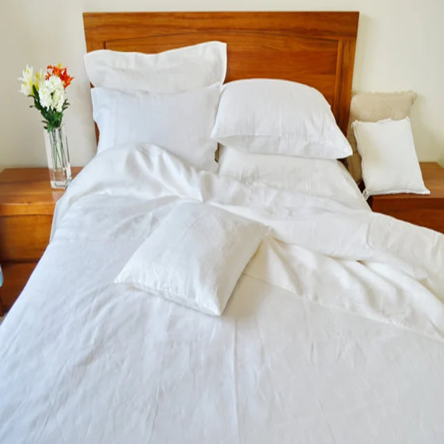 Washed French Pure Linen Sheets Bed Sheet Queen 102 X108 Washed French Pure Linen Sheets Bed Sheet Queen 102 X108 Bedding King Size Cover Grey White