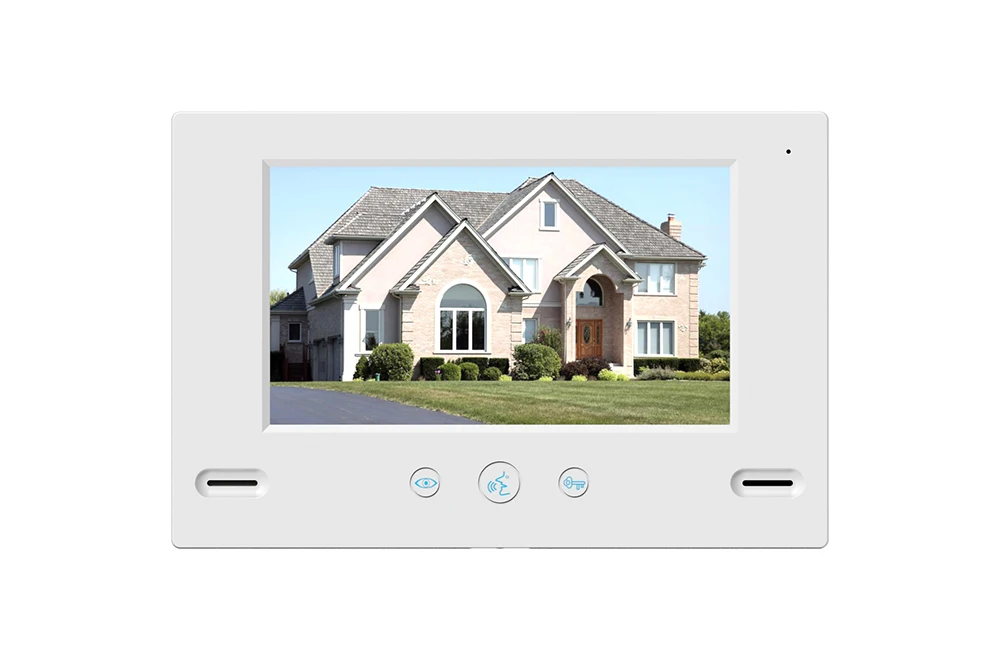 indoor monitor 7 Inch Color LCD Video Door Phone Intercom System Door Release Unlock Color Doorbell Camera 600TVL Night Vision