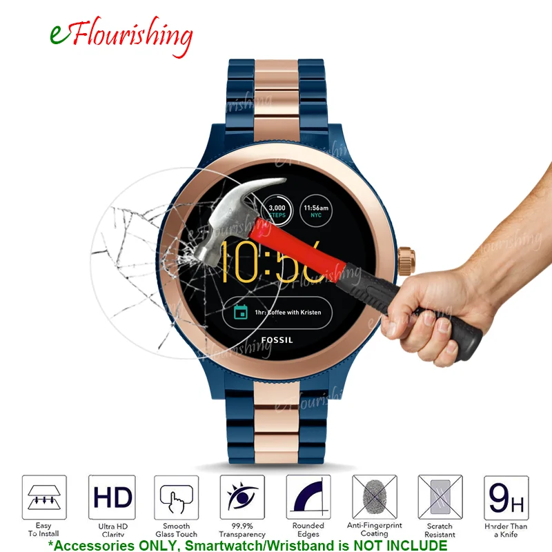 watch screen protector fossil