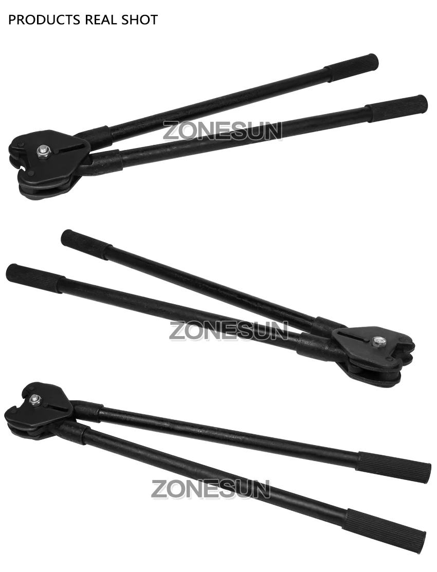 ZONESUN HM-98 сверхмощный ручной стальной полосы обвязки инструменты стали обвязки упаковочные машины герметик для мм 32 мм стальной полосы