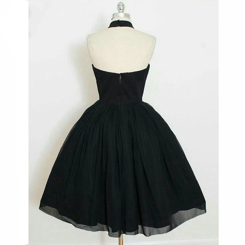 2018-Black-Ball-Gown-Homecoming-dress-Short-High-Neck-Sleeveless-Chiffon-Cocktail-party-dress-short-homecoming (1)_conew1