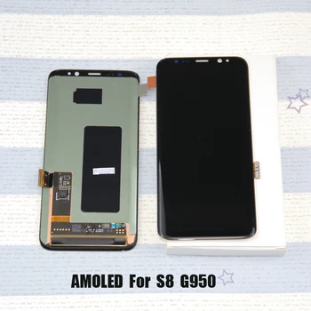 

100% Tested for Samsung Galaxy S8 G950 G950F lcd display with touch screen Digitizer Screen free glue