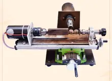 Mini Beads Lathe Machine Household Lathe DIY Wood Beads Woodworking Tools 220V