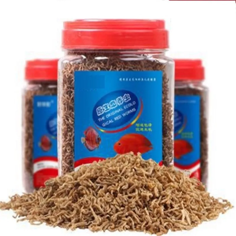 Dried Blood Freeze Insect Red Worm Food 600ml