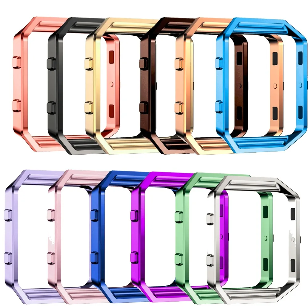 Replacement Accessory Stainless Steel Metal Frame Holder for Fitbit Blaze Activity Tracker Smart Watch Band stainless steel holder for harmonica