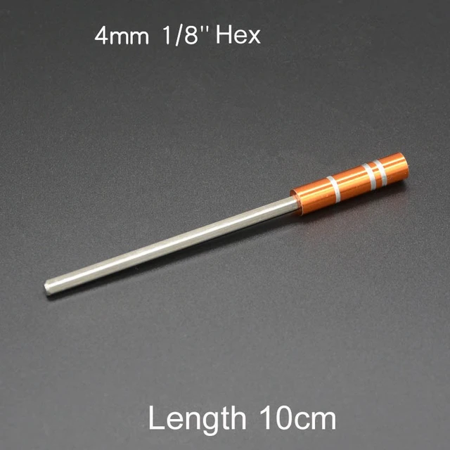 800 4mm tige ronde tournevis électrique bit rallonge barre + 4mm 1/8  entraînement douille hexagonale prolonger tige 10 cm & 6 cm longueur -  Historique des prix et avis, Vendeur AliExpress - Paowuxian Tools Store