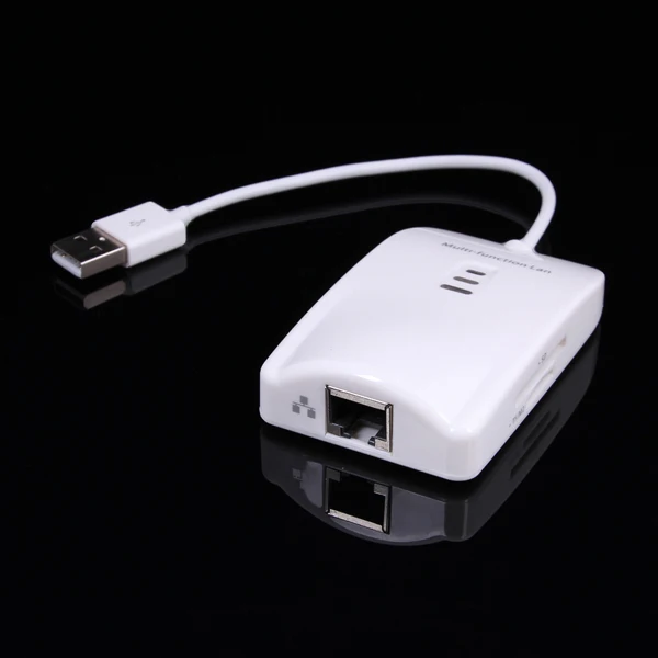 Multi function USB Card reader HUB to Lan Network Adapter For Macbookin Network Cards