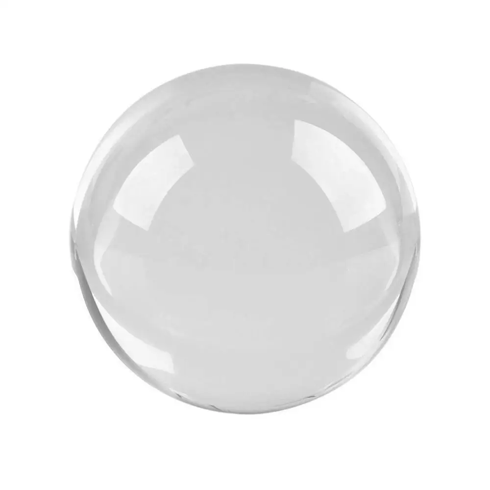 40-100 мм Хрустальный шар для фотосъемки, кварцевый орнамент фэншуй из натурального стекла, кристаллы для рукоделия, путешествий, фотографирования, домашний декоративный шар - Цвет: 6 cm