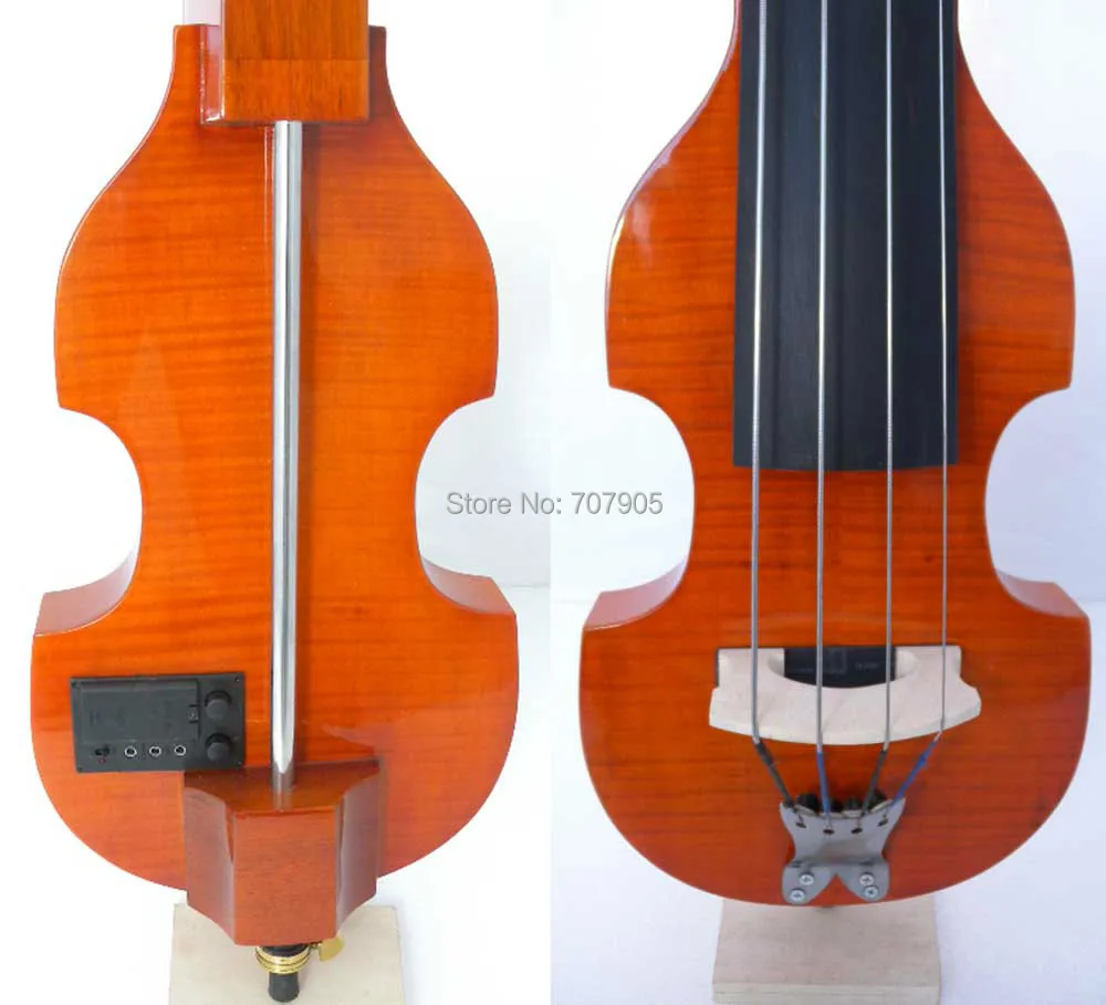 003208 #4 string 3/4 Новый Электрический Вертикальный двойной бас бесшумный мощный