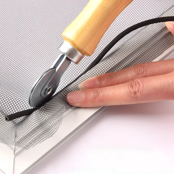 

Screen changing Barn Yarn Tool Pressing Roller Wheel Pulley Screen Pressure Roller Beading Screen Tool Wooden Handle