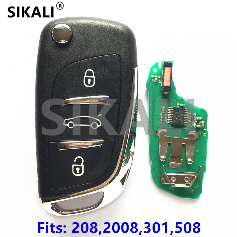Автомобильный пульт дистанционного управления SIKALI для Peugeot 208 2008 301 508 434 МГц с