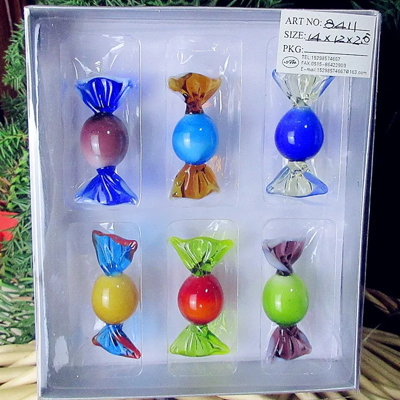 Decorazioni Caramelle Di Vetro Di Murano - 12 Pezzi, Vintage, Per Party, Matrimoni E Natale - Foto 5
