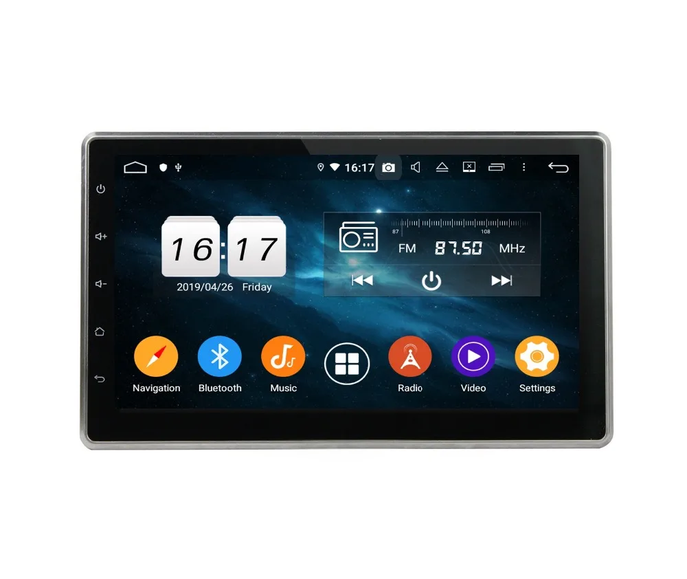Cheap Android 9.0 Octa Core 2 din 10.1" Universal Car Radio DVD GPS With Bluetooth 3G/4G WIFI 4GB RAM 32GB ROM TV USB Mirror link 6