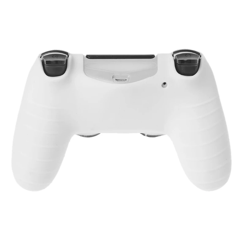 Gamepad Controller Silicone Sleeve Guard Protective Cover + 2 Grip Caps For PS4 Gamepad Controller Silicone Sleeve Guard Protective Cover + 2 Grip Caps For PS4