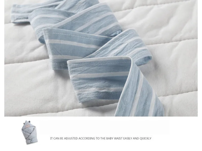3 цвета осень-зима новорожденный спальные мешки муслин пеленать младенцев анти-kick спальные мешки детское одеяло