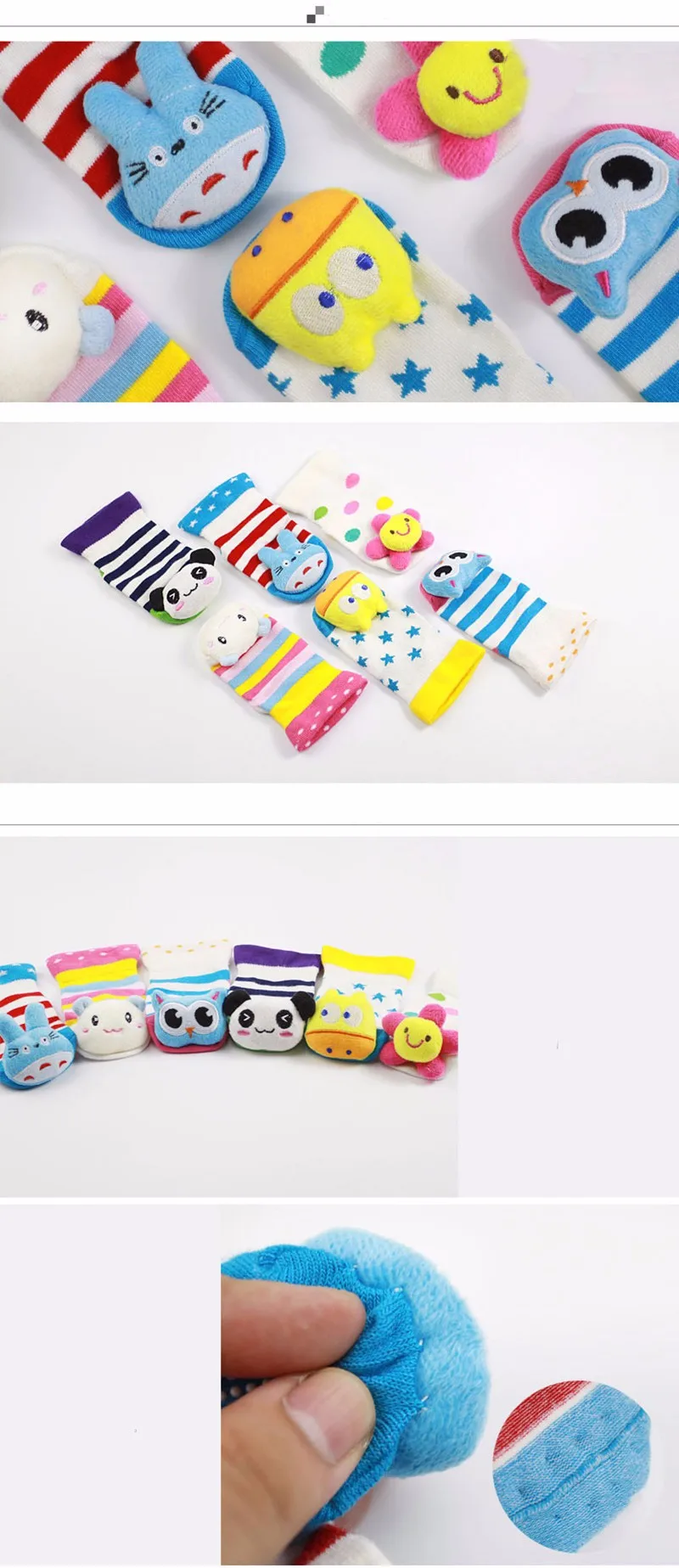 3D Cartoon Baby Sock Bamboo Fiber Infant Socks Casual Girls Floor Sock Autumn Winter Boys Product Warm Anti Slip Toddler Prop (6)