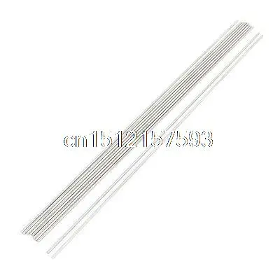 

10Pcs RC Airplane Hardware Tool Stainless Steel Round Rod 400mm x 2.5mm