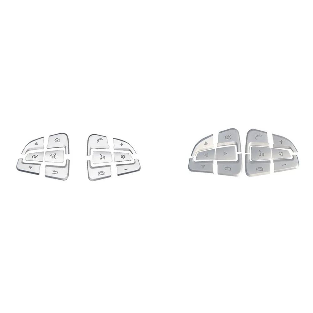 Car Interior Invisible Protective Film Steering wheel button decoration sticker for Benz New C-Class /GLC Accessories