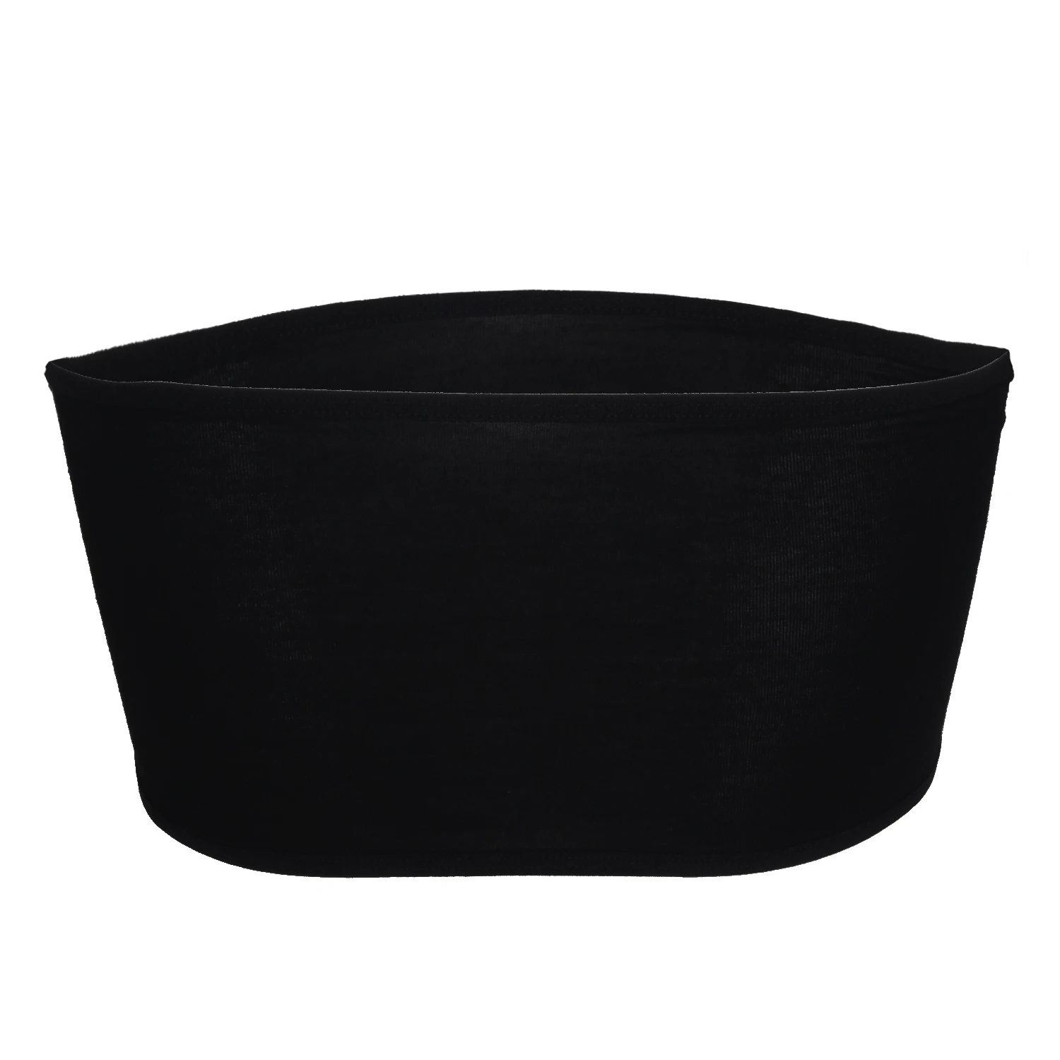 Black sexy strapless boob tube top bandeau bra wiping clubwear crop stretch