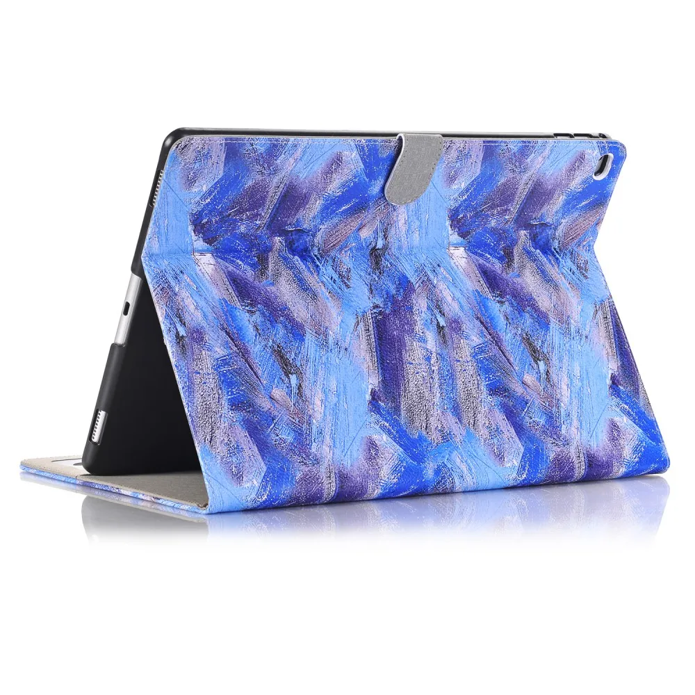 Граффити окрашенный кожаный чехол для Apple iPad Pro 12,9 A1584 A1652 смарт-чехол Funda для планшета модный флип-чехол с подставкой