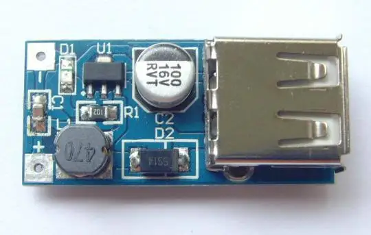 Free Shipping 1pc 0 9V 5V to 5V DC DC step up module
