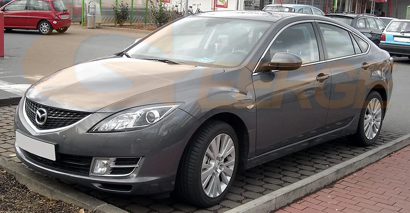 Для mazda 6 Mazda6 MK2 2008 2009 2010 2011 2012 Ruiyi smd комплект светодиодов «глаза ангела» Дневной светильник отлично Ультра яркое освещение DRL