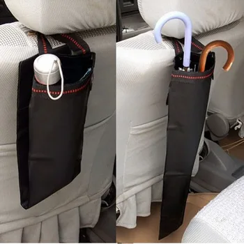 

Adjustable Waterproof Car Umbrella Organizer Cover Bag Foldable Auto Back Seat Headrest Mount Wet Umbrellas Organizers