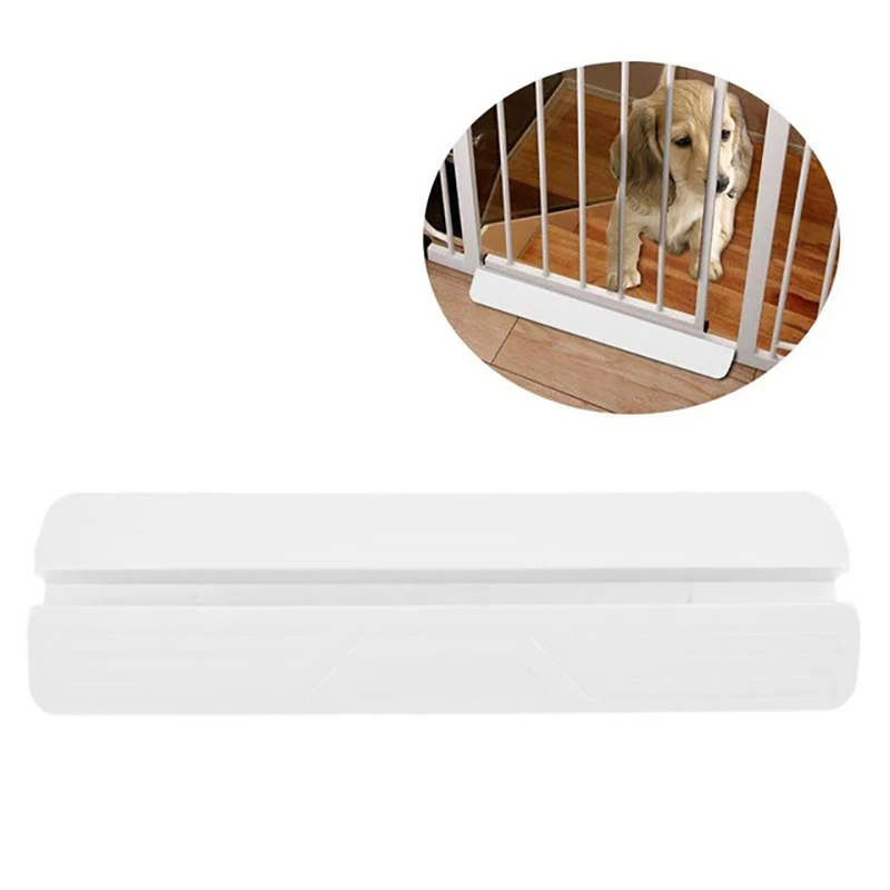 Child Safety Gate Fixed plate Baby Fence Reinforcement Groove Stairs Barrier Fence Pet Dog Fence Pole Isolation Fixed plate