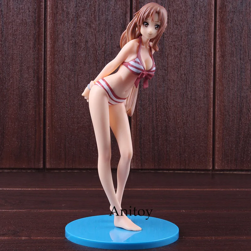 

Sword Art Online Figure SAO Asuna Figure Swimsuit Ver. Premium 1/6 Scale Hot ---- PVC Action Figures Collectible Model Toy