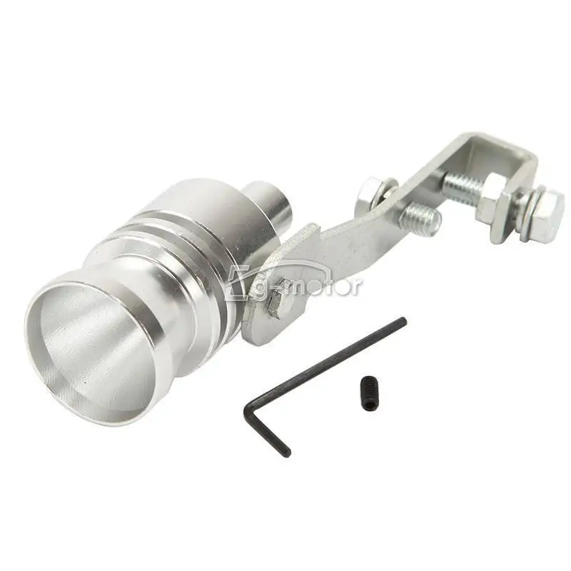 BOV Universal Turbo Sound Whistle L Silver Blow off Valve Exhaust