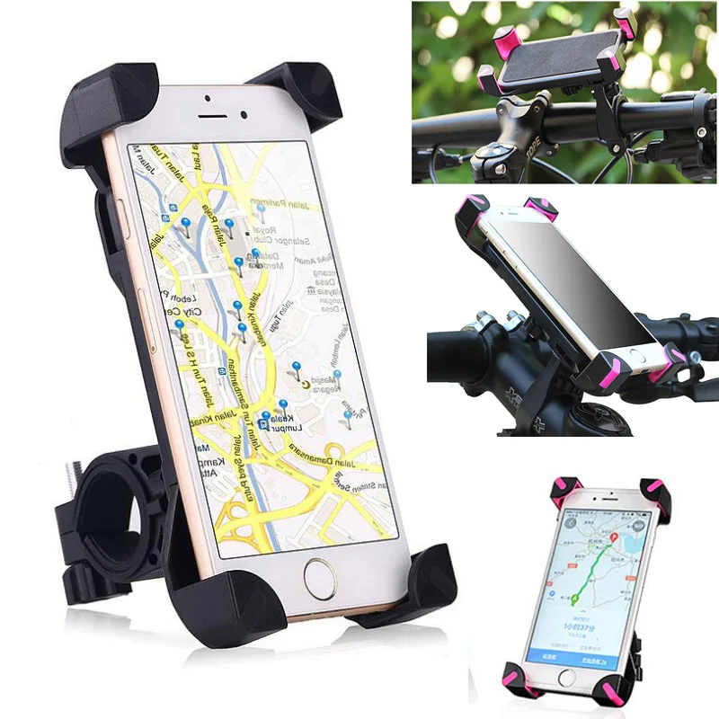 

Anti-Slip Universal Bicycle Phone Holder Handlebar Clip Stand For iPhonex xsmax xr 8 7plus Mount Bracket Stand Bike Phoneholder