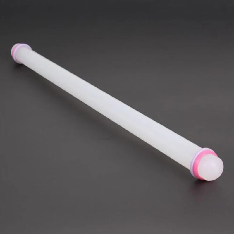

Non-stick Fondant Roller silicone Rolling Pin Cake Pastry Cooking Baking