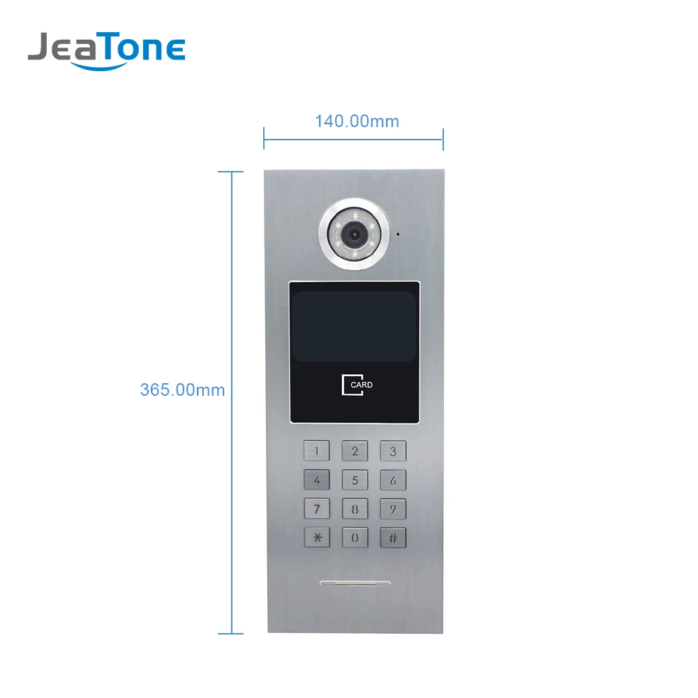 JeaTone 7 дюймов WiFi IP видео домофон домашняя система контроля доступа Пароль/RFID карта+ коммутатор POE+ ip-камера Поддержка iOS