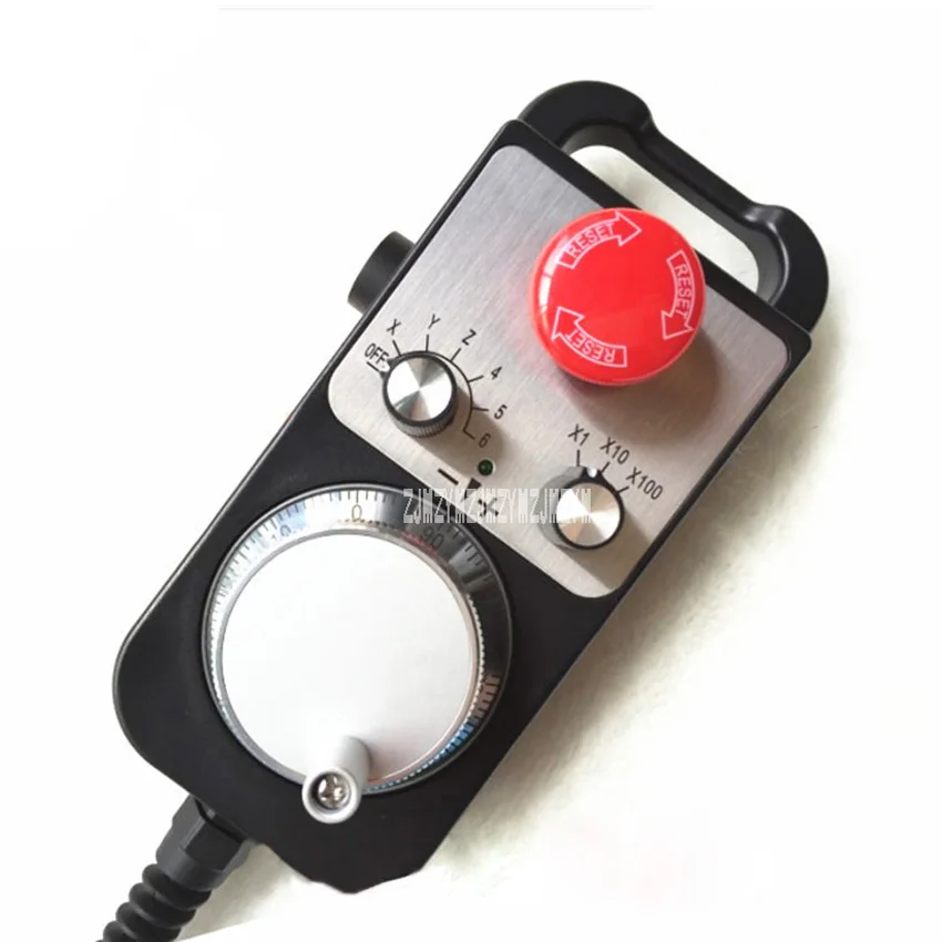 

New Hot Handle Box MPG CNC Lathe and Milling Controller With Emergency Stop Self - reset Engraving Machine Controller 5V 6 Axes