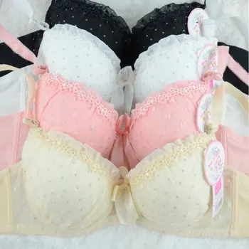 

Sexy Bra Set Women Lingerie Lace Dot Push Up Bralette and Panties Ladies Bras Underwear Set for 70B 75B 80B X1