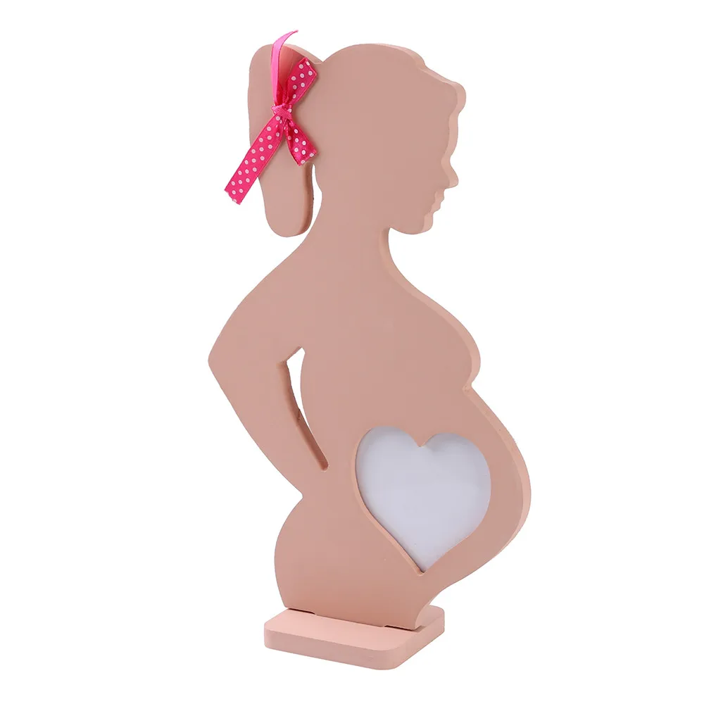 

Wedding Wooden Photo Frame Pregnant Women Home Decoration Body Props Table Decor