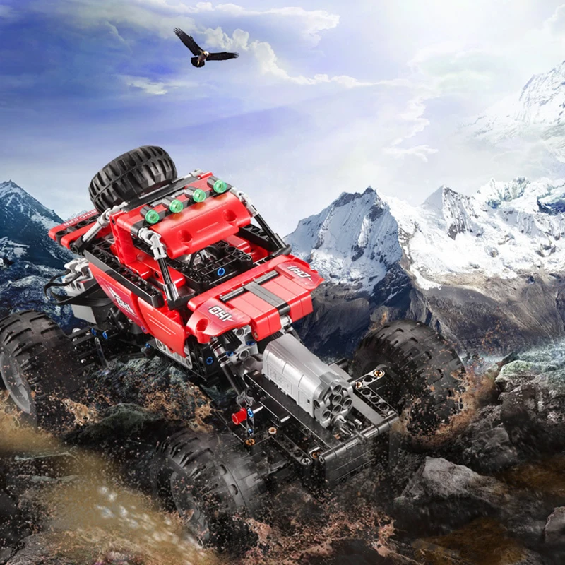 

legoinglys 2.4Gz CADA RC Off-Road 4 Driving Force Folding Racing motor power function fit Technic city Blocks bricks kids Toys
