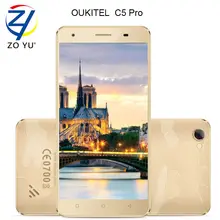 Оригинал oukitel 4 г смартфон lte android 6.0 зефир мобильного телефона mtk6737 2000 мАч dual core 5.0HD 2 ГБ + 16 ГБ Сотовый телефон
