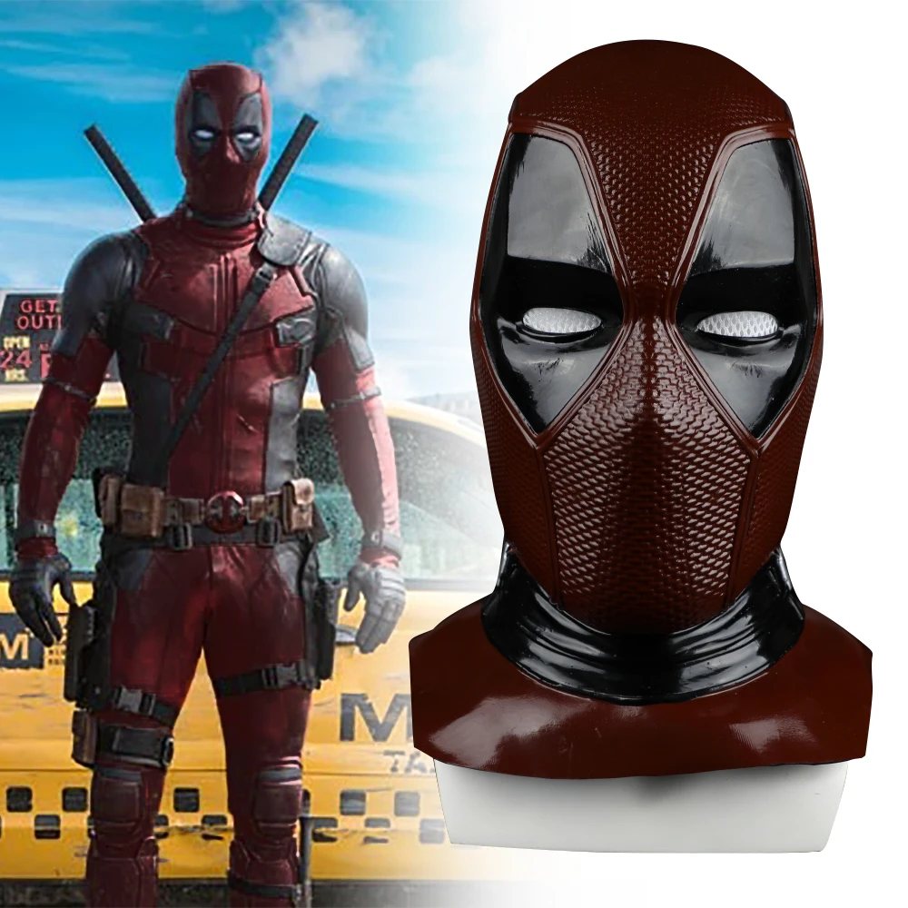 Discount  2018 New Moive Deadpool 2 Mask Breathable PVC Full Face Mask Halloween Cosplay Props Wholesale Hood