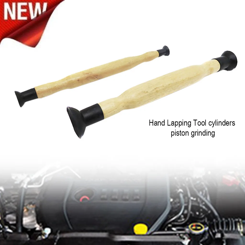 

2PC Hand Lapping Tool Valve Lapper Set Cutting Paste Hand Lapping Tool Cylinders Piston Grinding black/yellow