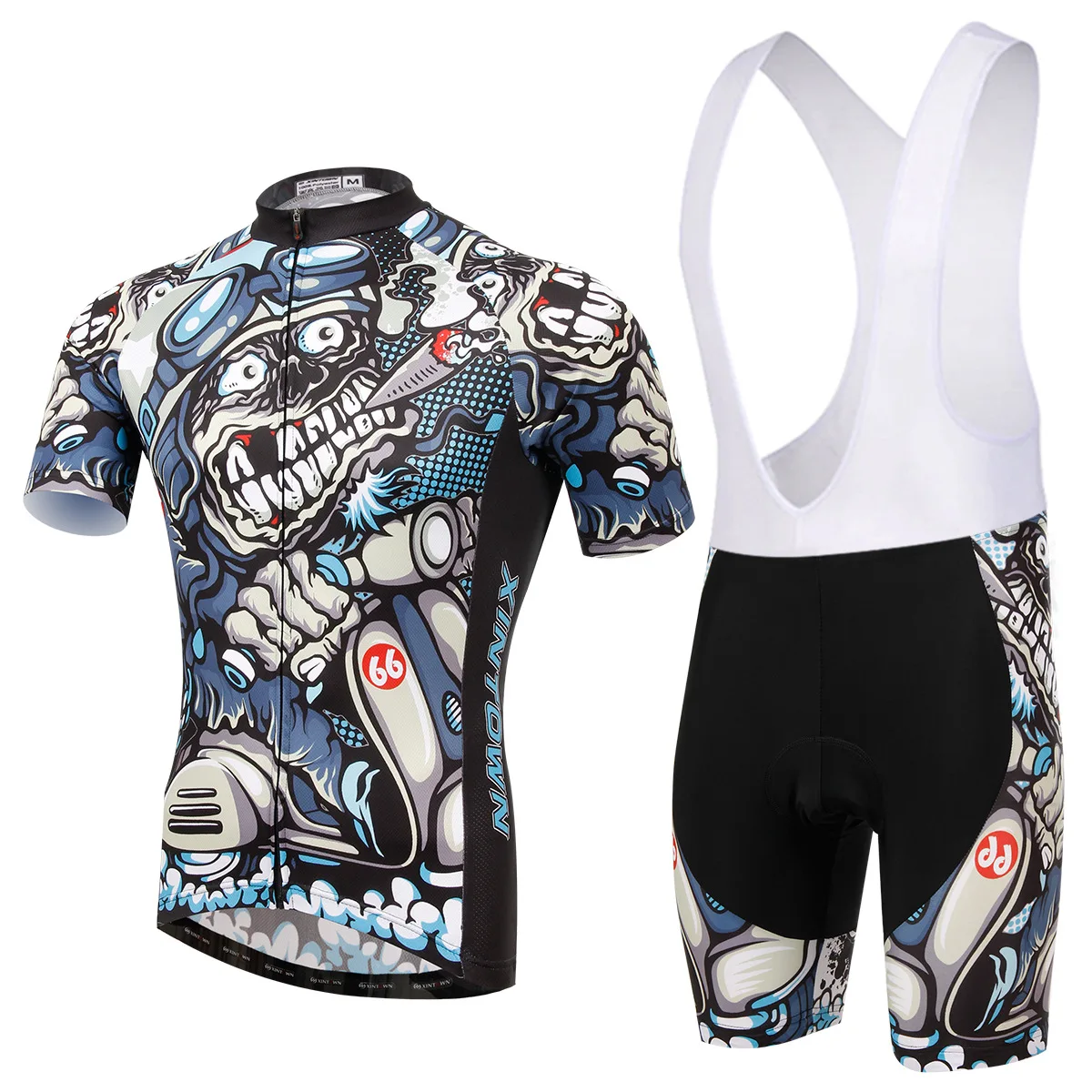 Cycling Set Men Summer Short Sleeve and Bib Shotrs New Anti sweat