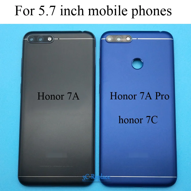 5," для huawei Honor 7A pro/Honor 7C/Honor 7A лицевая пластина для ЖК-дисплея рамка Передняя рамка корпус батарейного отсека задняя крышка Корпус чехол