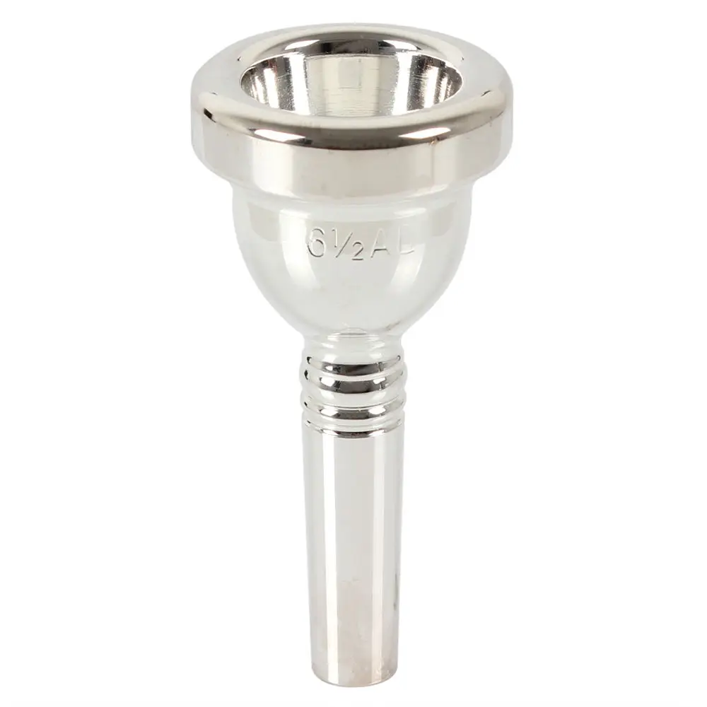 

2Pcs Silver Big Handle Beginer Alto Trombone Mouthpiece 6 1/2AL For Bach