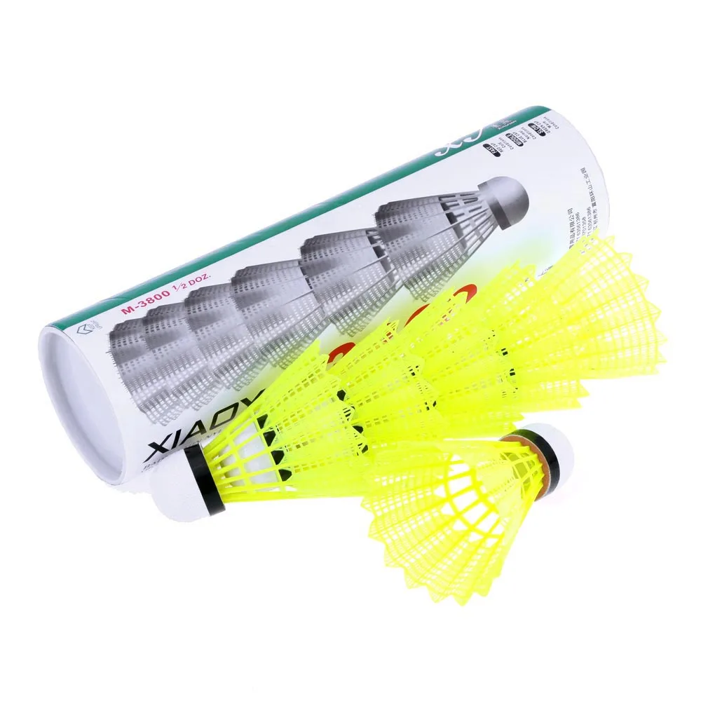 6 piezas volantes Badminton formación Nylon volantes Badminton deportes al aire libre accesorios Badminton Shuttlecocks 6 piezas volantes Badminton formación Nylon volantes Badminton deportes al aire libre accesorios Badminton Shuttlecocks