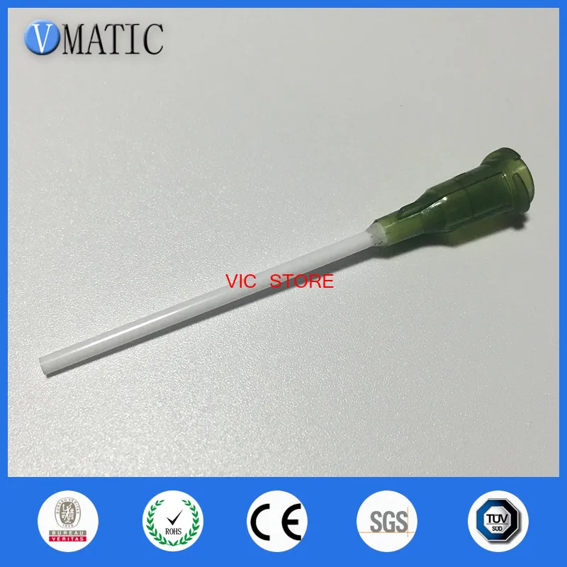 

Free Shipping 100pcs 14G 1" PP Flexible Glue Dispensing Liquid Dispenser Needle 1 Inch