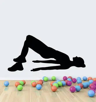 

Wall Decals Vimyl Decal Sticker Art Murals Gym Decor Sport Girl Fitness